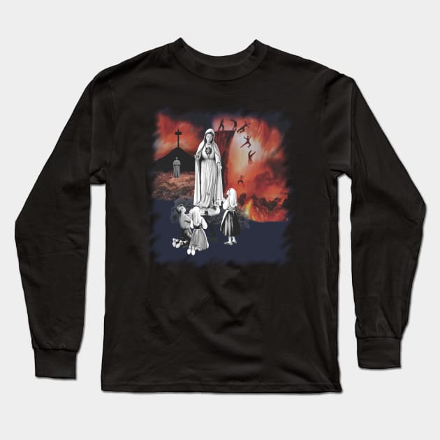 Secrets of Fatima Long Sleeve T-Shirt by alinerope